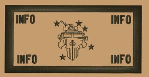 Patch-Flak/ Humvee Skull With Stars
